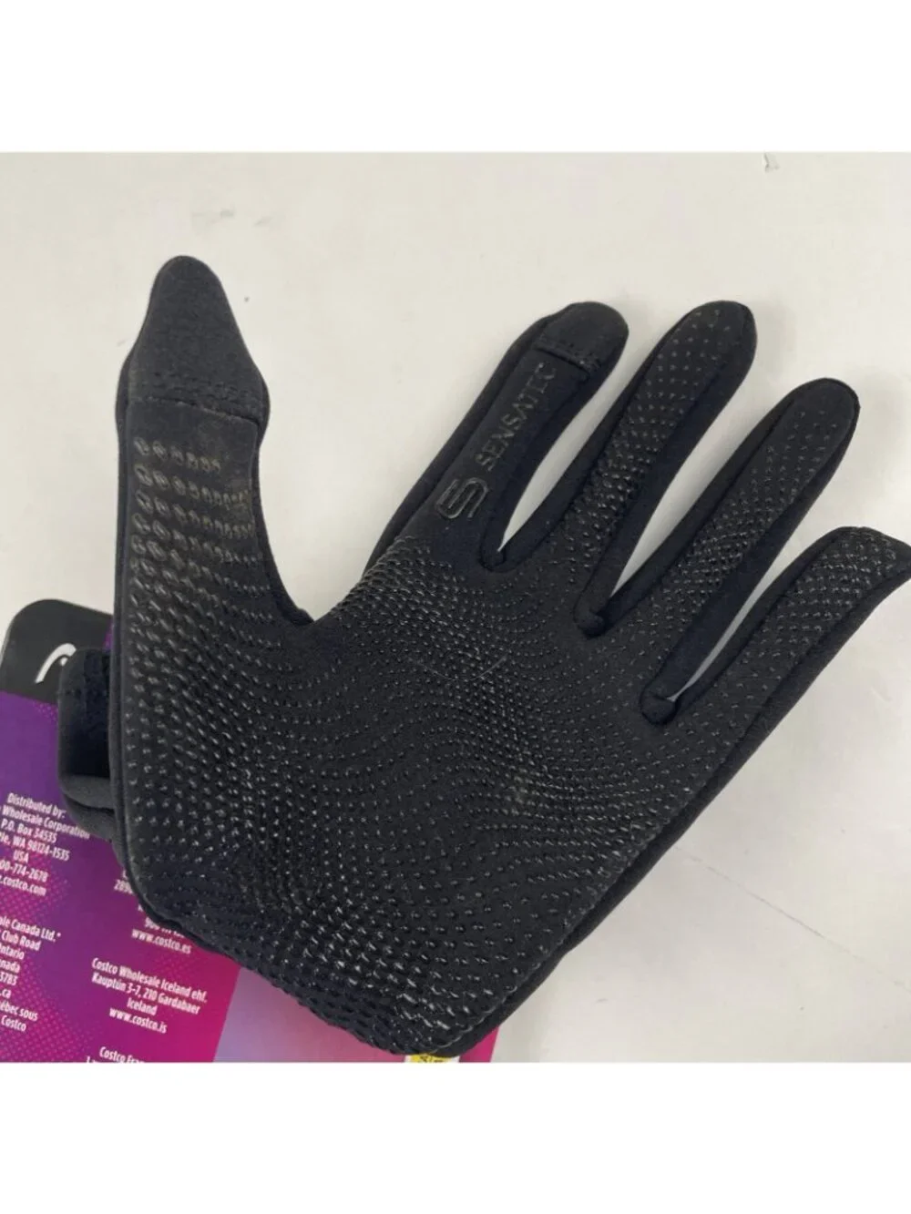 HEAD Touchscreen Running Gloves Women’s M High Grip Silicone Palm Ultrafit Black